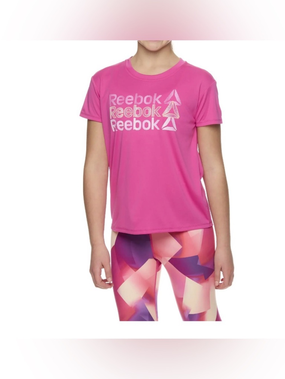 Reebok Girl’s Active Graphic Short Sleeve Tee